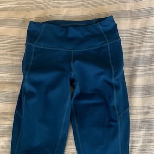 Athleta full-length sculpt leggings XS Teal
